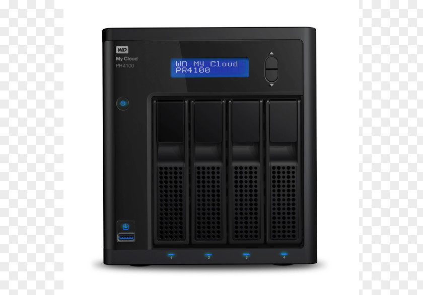 Disk Array Computer Servers Network Storage Systems WD My Cloud EX4100 Western Digital WDBNFAWd Pr4100 0tb 4-bay Desktop Nas External Hdd PNG