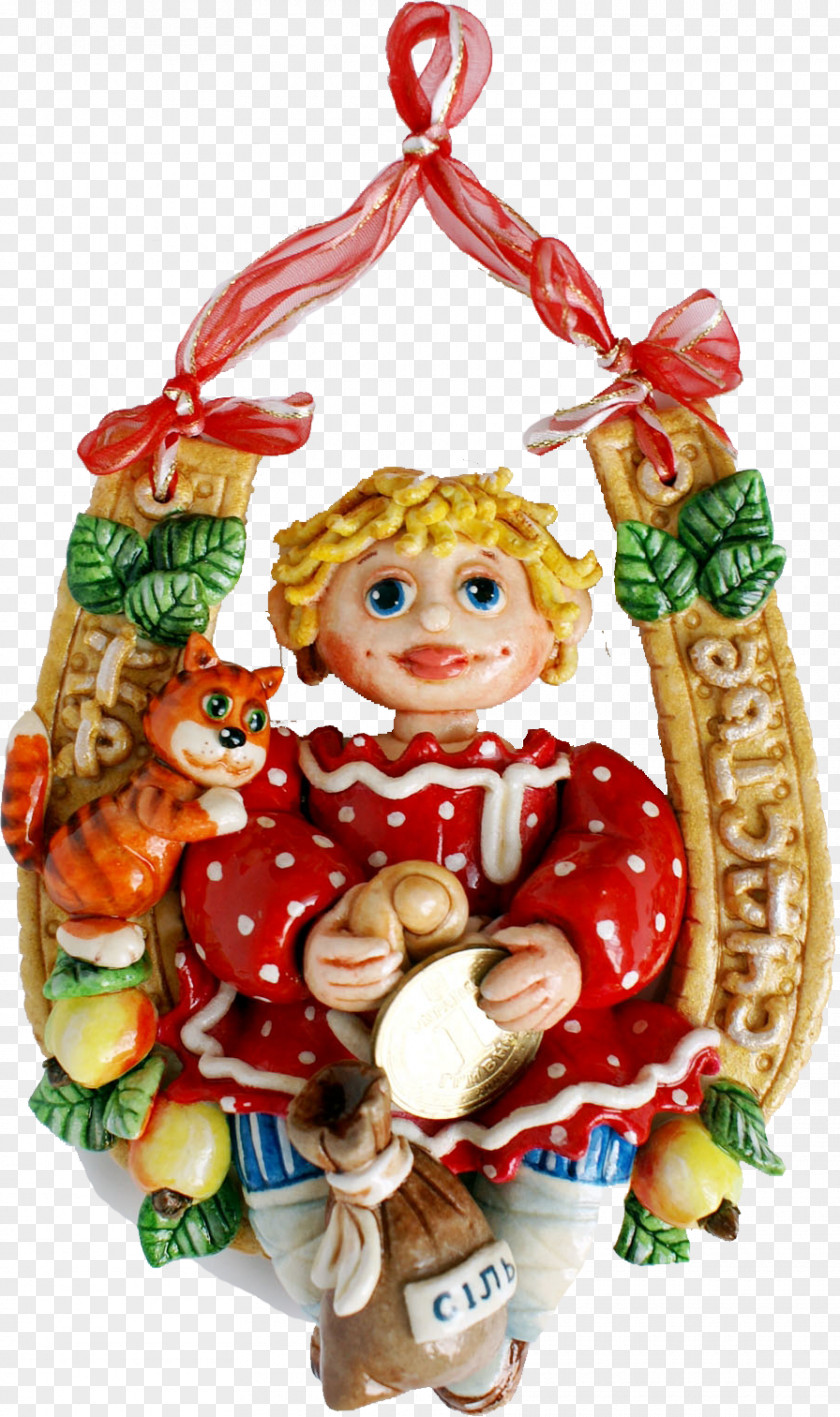 Doll Christmas Ornament Decoration Food Holiday PNG