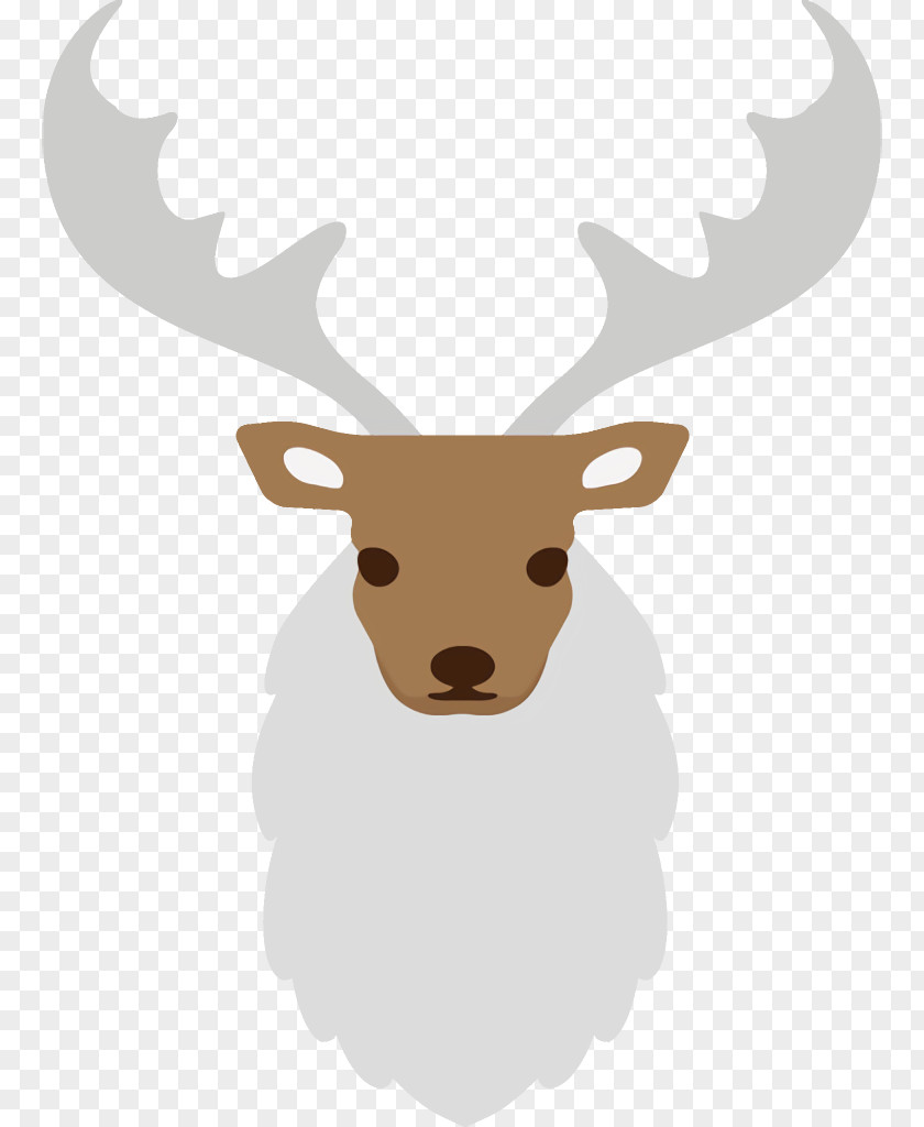 Elk Antler Reindeer Christmas PNG
