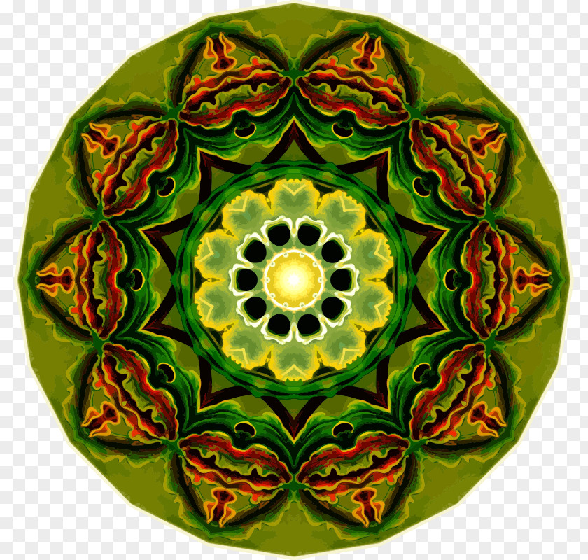 Flower Art Circle Clip PNG