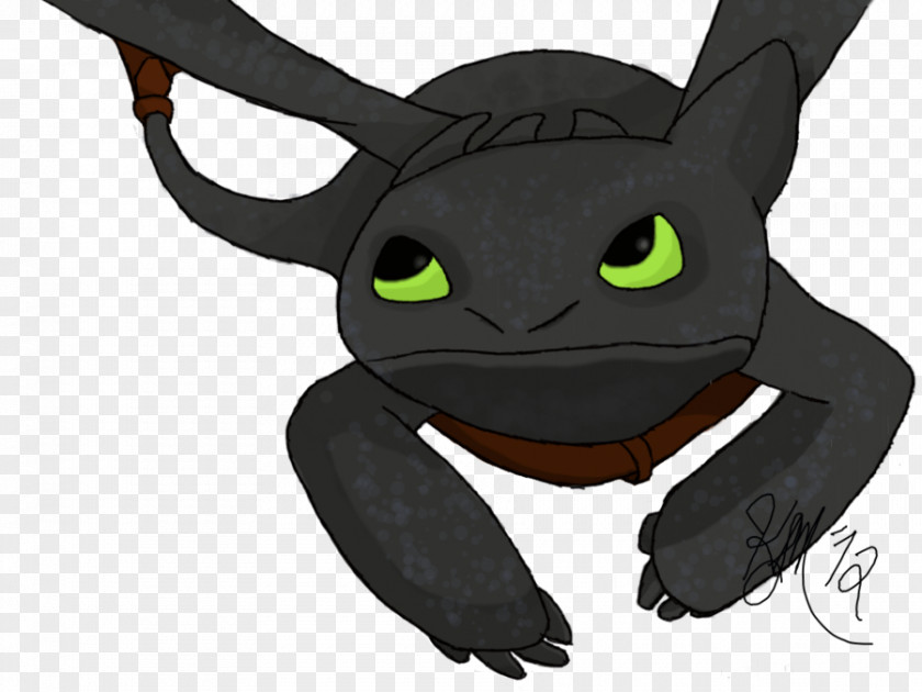 Toothless LeFou Cat Line Art Drawing PNG