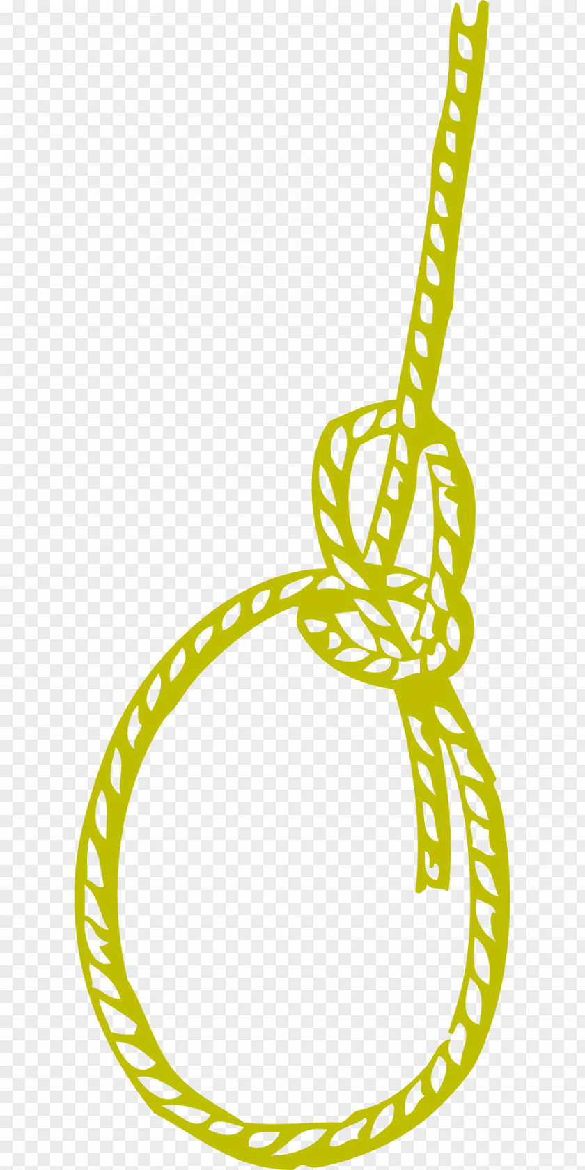 Yellow Rope Knot Clip Art PNG