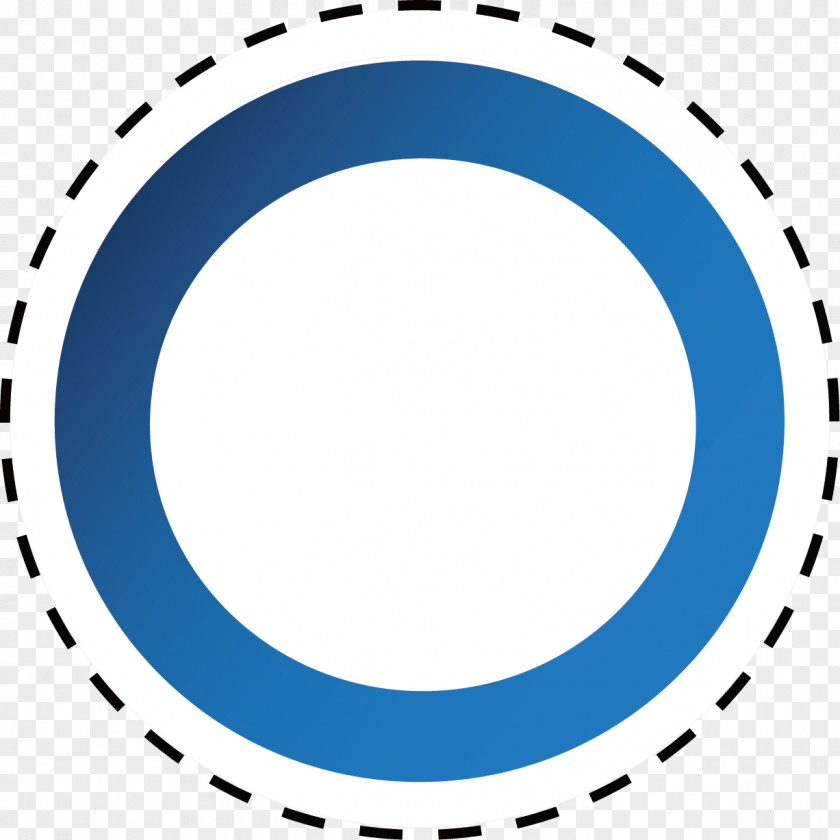 Blue Circle Dotted Line Clip Art PNG