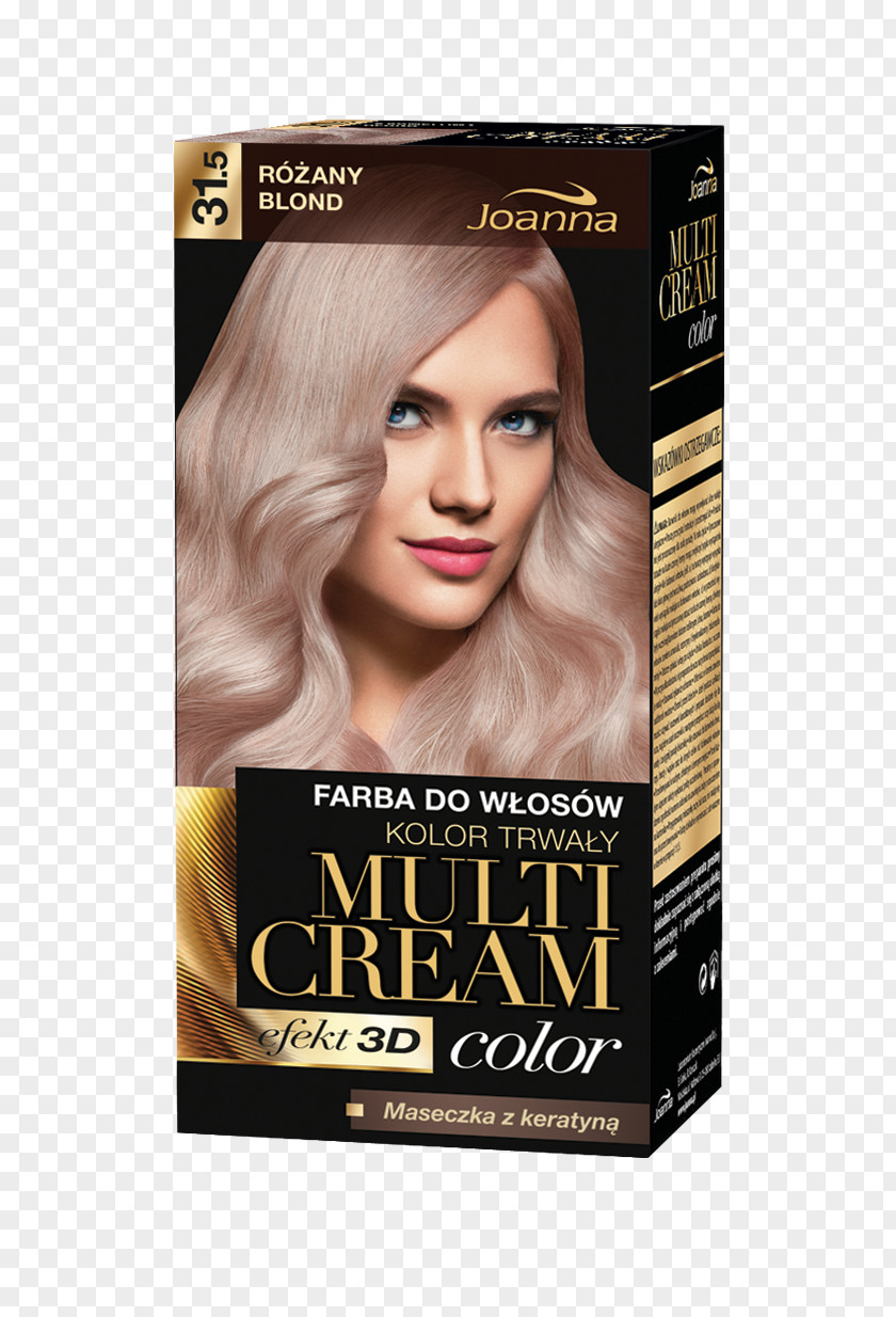 Hair Blond Color Cream Cosmetics PNG