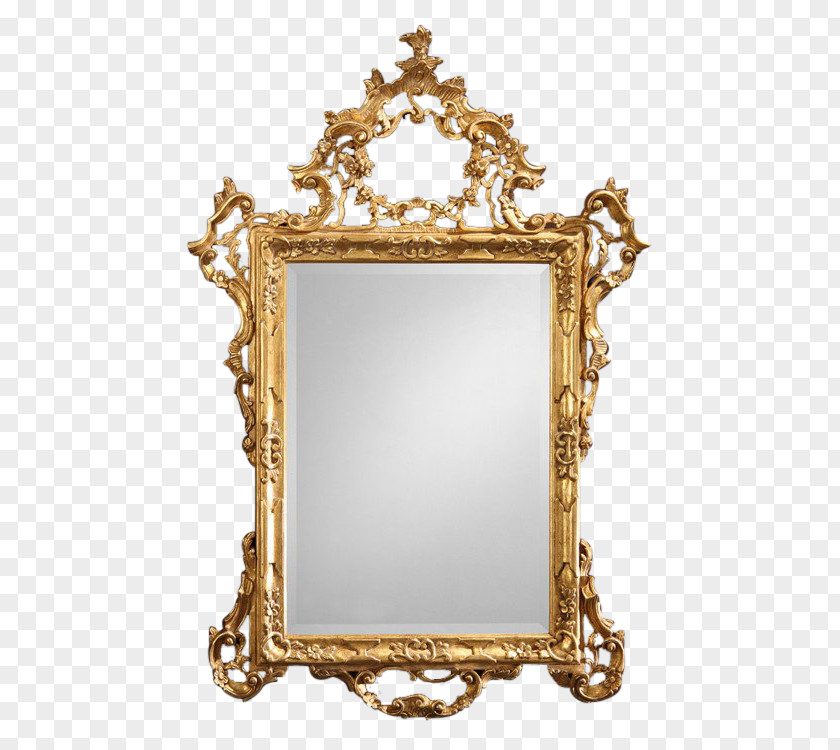 Mirror Picture Frames 18th Century Wood Carving PNG