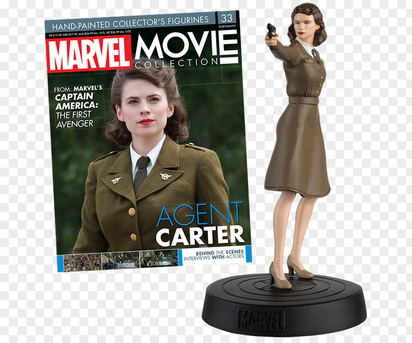 Peggy Carter Agent Howard Stark Groot Figurine PNG