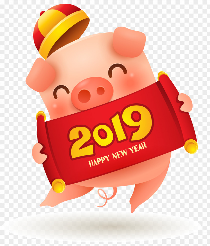 Pig Vector Graphics Stock Photography Chinese New Year Illustration PNG