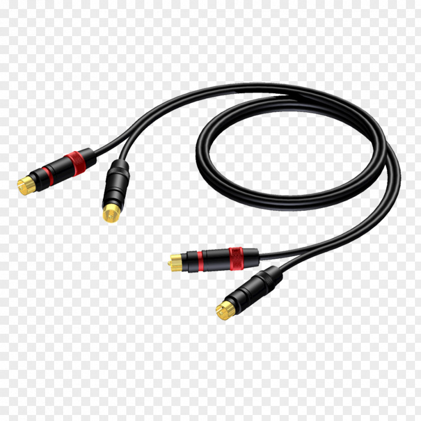 RCA Connector XLR Adapter Phone Electrical Cable PNG