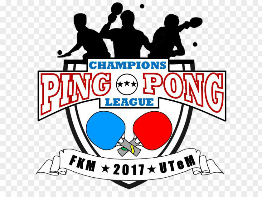 Table Tennis Player Ping Pong Logo European Champions League Sports Tournament PNG