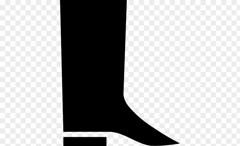 Boot Shoe White Font PNG