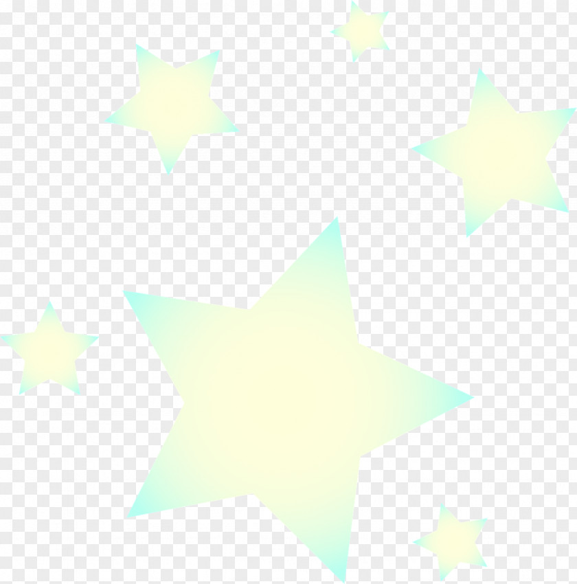 Symmetry Yellow Star PNG