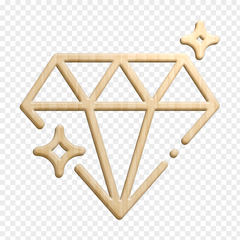 Beige Triangle User Interface Icon Diamond PNG