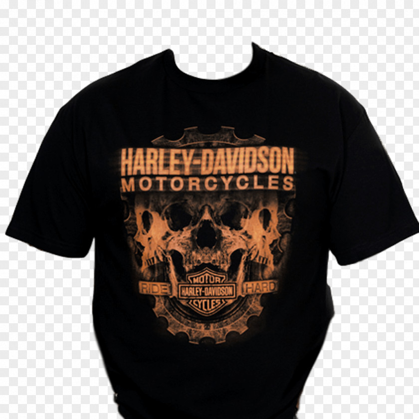 Firefighter Skulls T-shirt Harley-Davidson Top Bluza Sleeve PNG