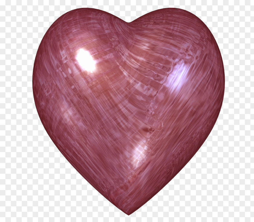 Glass Heart Purple Brown Maroon PNG