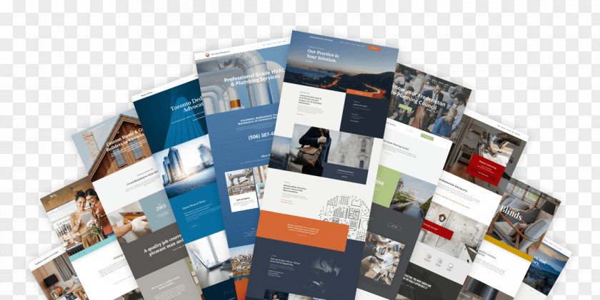Design Web Hosting Service Brochure PNG