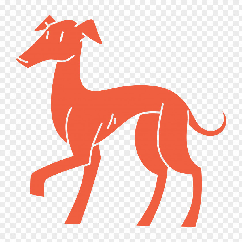 Lurcher Rampur Greyhound Dog Cartoon PNG