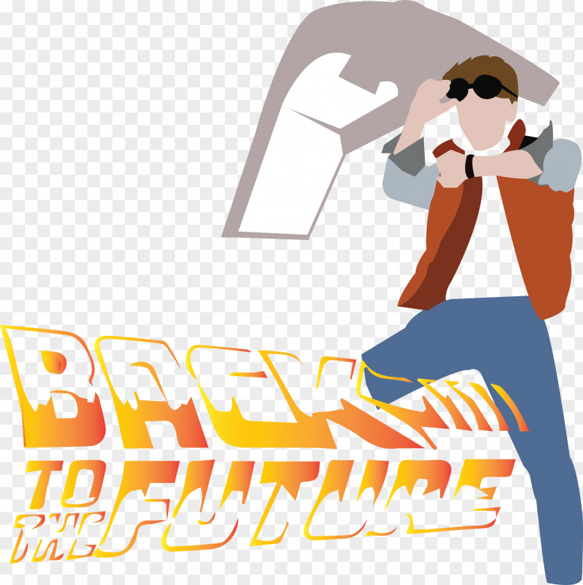 Marty Mcfly McFly Graphic Design Logo Back To The Future PNG