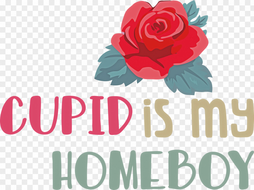 Cupid Is My Homeboy Valentine PNG