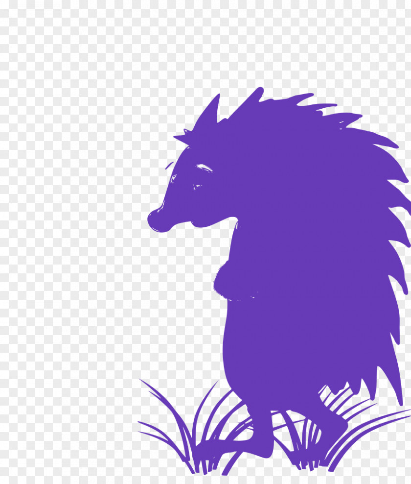 Mustang Horse Mythical Creature Purple Violet Clip Art Fictional Character Silhouette PNG