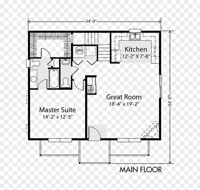 Rhododendron Floor Plan Custom Home Paper The Ideal Vacation PNG