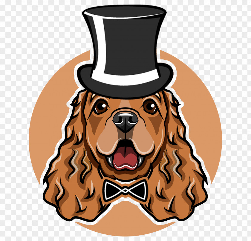 Sussex Spaniel Field Dog Cartoon PNG