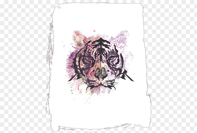 Tiger T-shirt Cat Whiskers Animal PNG