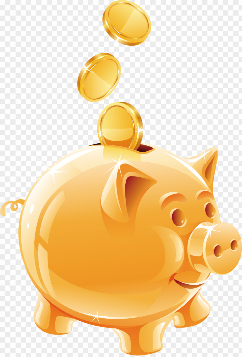 Bank Money Saving Piggy PNG