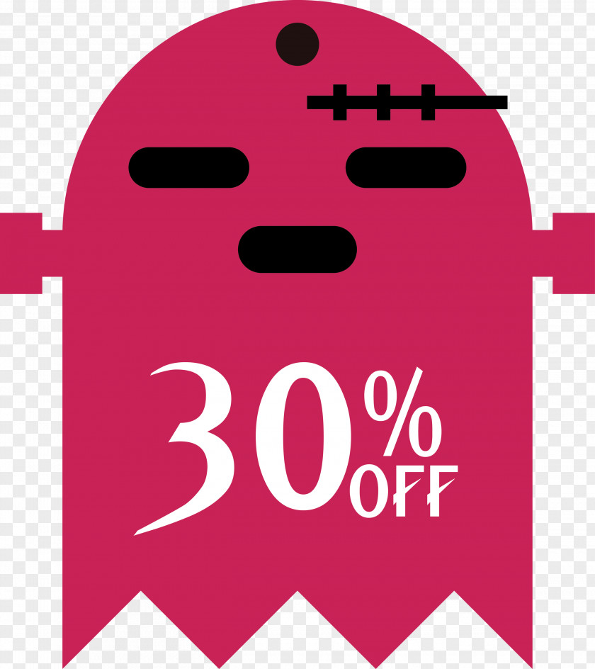 Halloween Discount 30% Off PNG