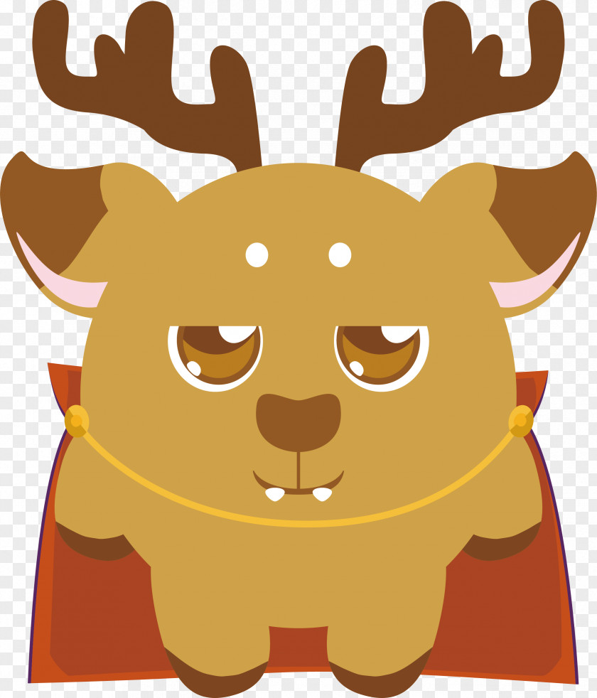 Reindeer Vampire Illustration PNG