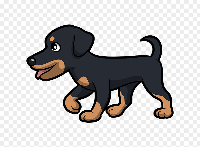 Rotweiller Cartoon Puppy Rottweiler Clip Art Pug Border Collie PNG