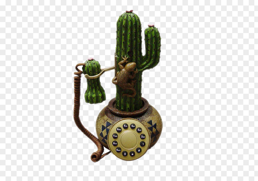 Cactus Phone Flowerpot Ceramic Cactaceae PNG