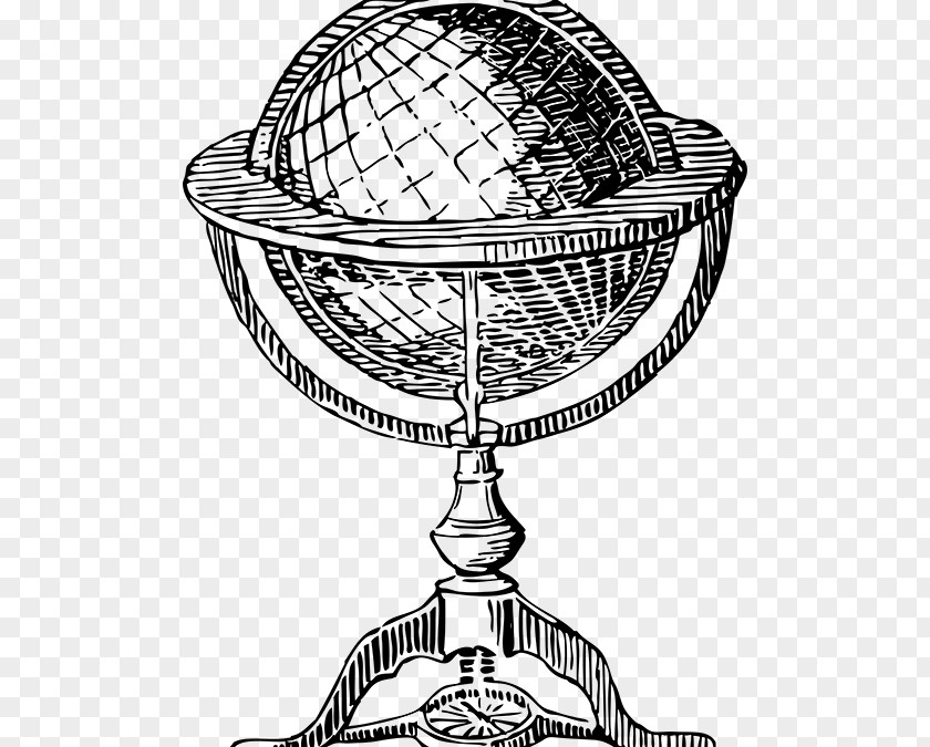 Globe Earth Old World Drawing PNG
