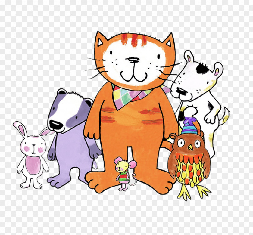 Kitten Poppy Cat Television Show PNG