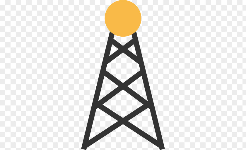 Radio Telecommunications Tower Cell Site PNG