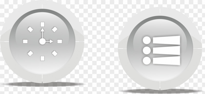 Time Button Designer Cartoon PNG