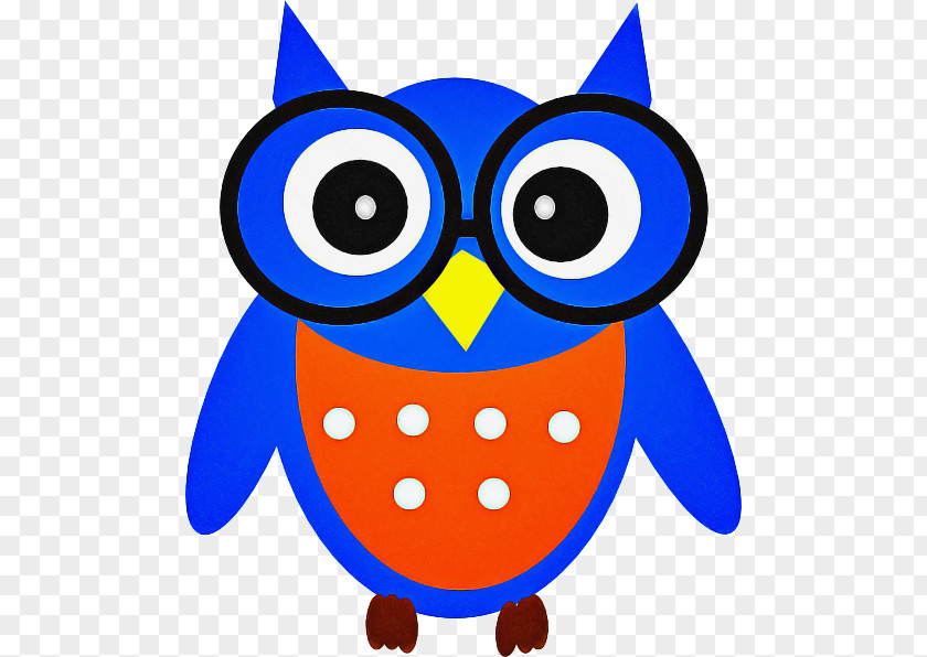 Azure Bird Owl Clip Art Blue Cartoon Of Prey PNG