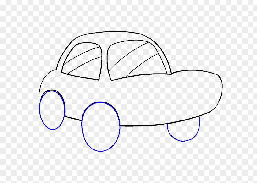 Car Cartoon Drawing Clip Art 简笔画教程 PNG