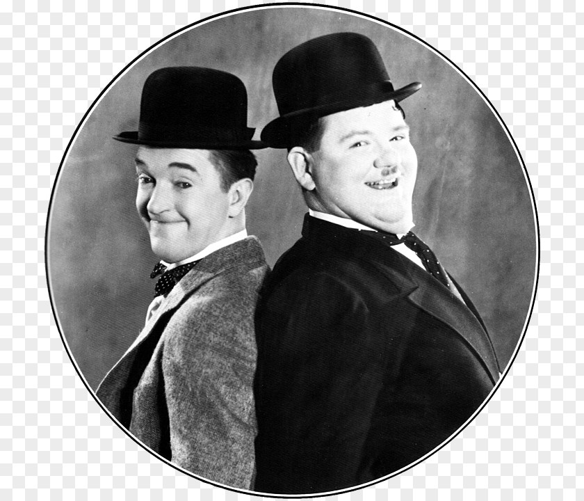 Happy Clown Oliver Hardy Stan Laurel Atoll K Unaccustomed As We Are And PNG