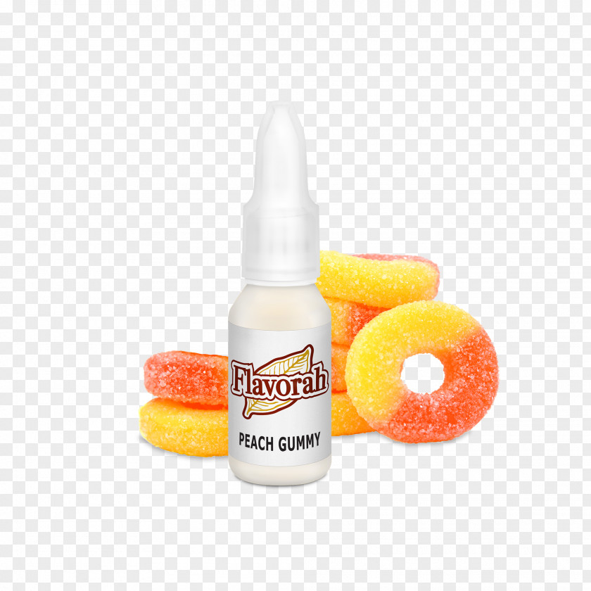 Juice Electronic Cigarette Aerosol And Liquid Flavor Gummi Candy Peach PNG