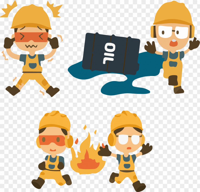 Processing To Issue A Different Accident Situation Occupational Safety And Health Illustration PNG