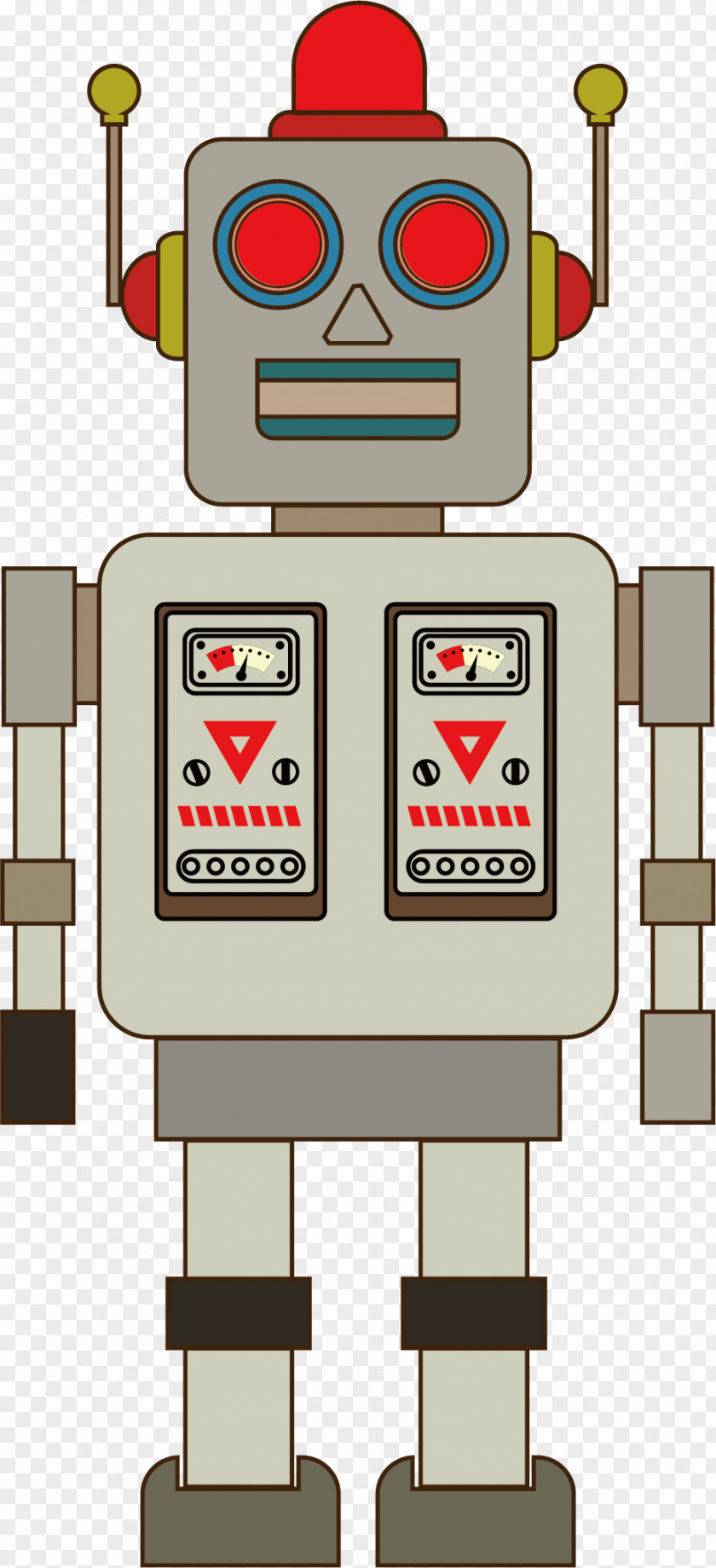 Vector Hand-painted Robot Drawing Euclidean Illustration PNG