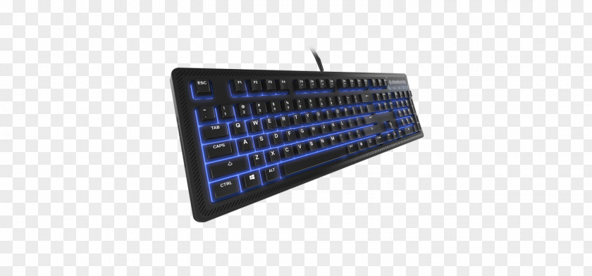 Computer Keyboard SteelSeries Black Gaming Keypad Video Game PNG