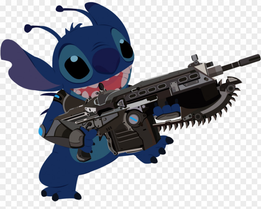 Dog Lilo & Stitch Chainsaw Gears Of War PNG
