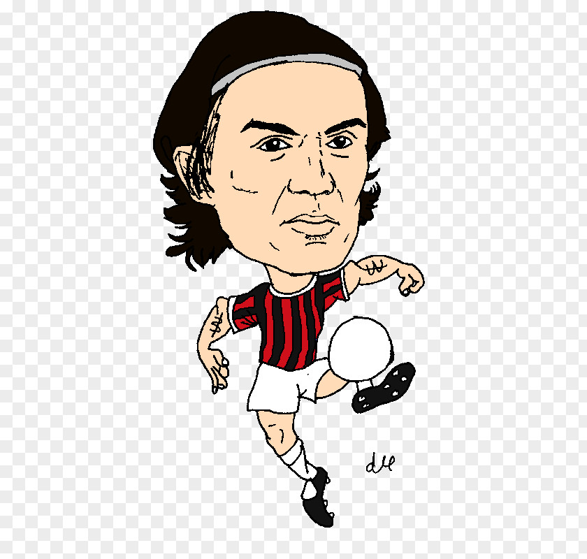 Football Paolo Maldini A.C. Milan UEFA Champions League Italy National Team Caricature PNG