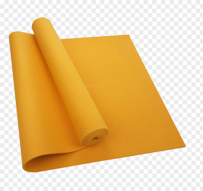 Yoga Mat Material Yellow PNG