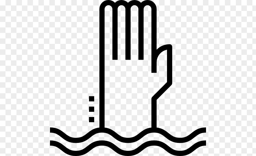 Black And White Hand PNG