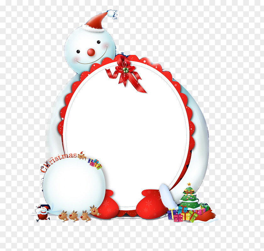 Floating Snowman Christmas Ornament Poster PNG