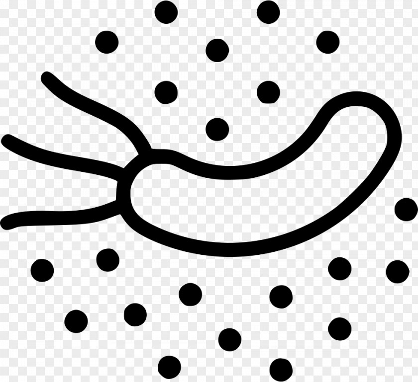 Flu Vector Bacteria Microorganism Black And White Clip Art PNG