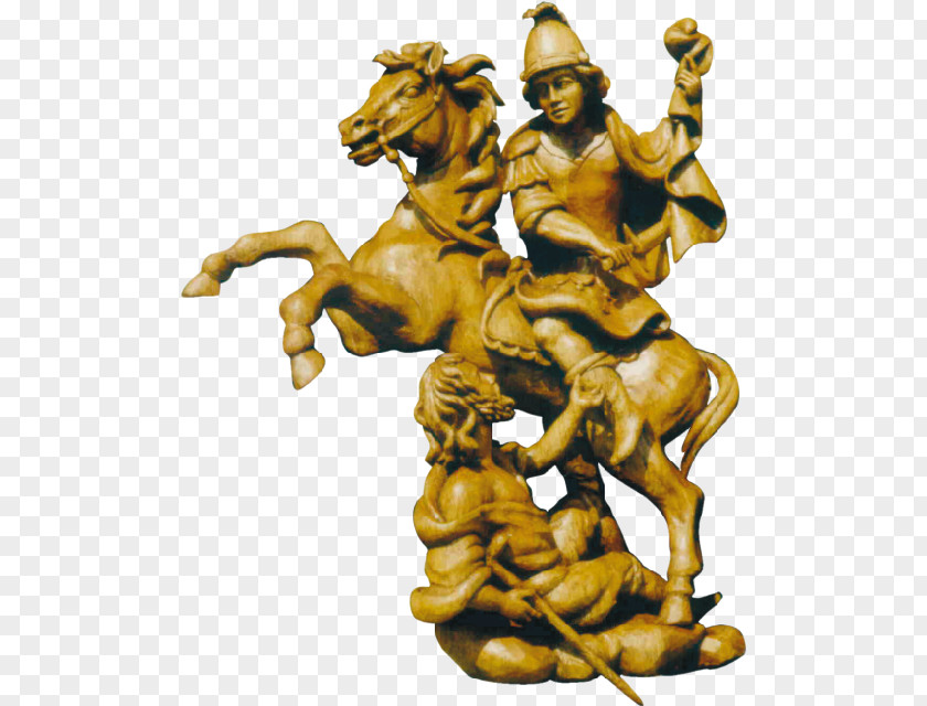Horse Bronze Sculpture Classical PNG