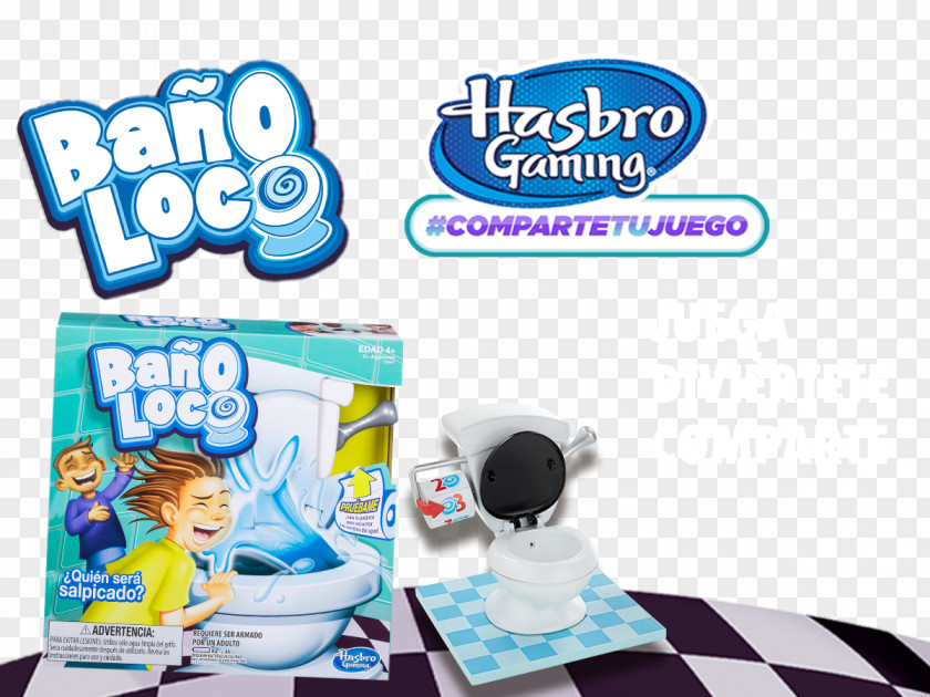 Juguete Furreal Friends Hasbro Toilet Trouble Game Baño Loco Board PNG